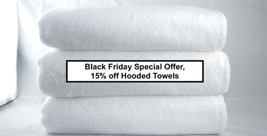 Don't miss out on our first hooded towel special offer!