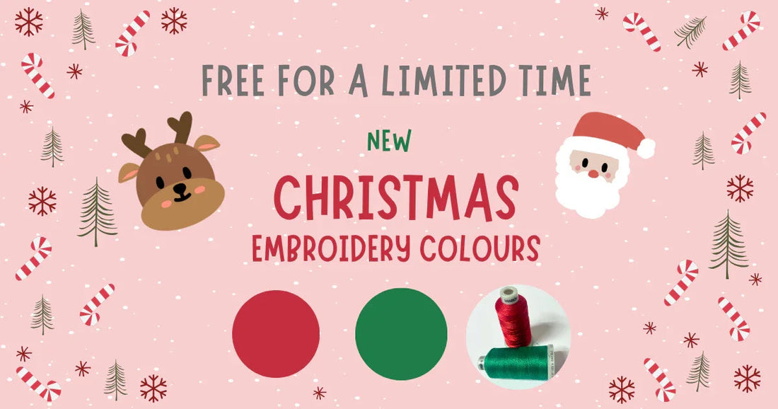 Simply for Kids hooded towels, personalise them this christmas with our new red and green thread colour