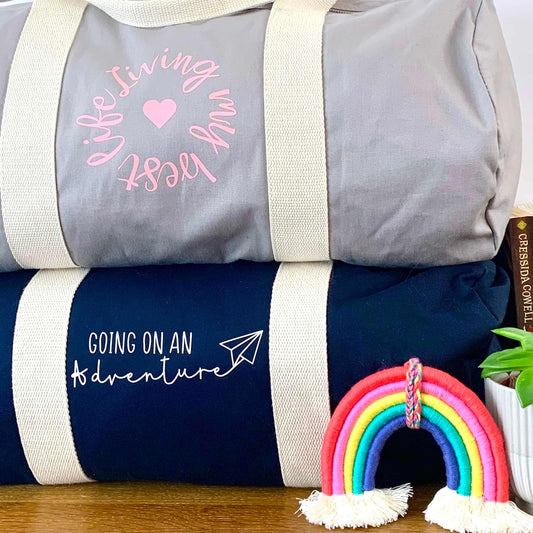 Organic Cotton Barrel Bag - simplyforkids